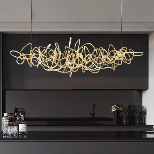 Designer Post-Modern Pendant Lamp Living Dining Room Restaurant Bar Modern Suspension Chandelier Art Creative Lights Decoration
